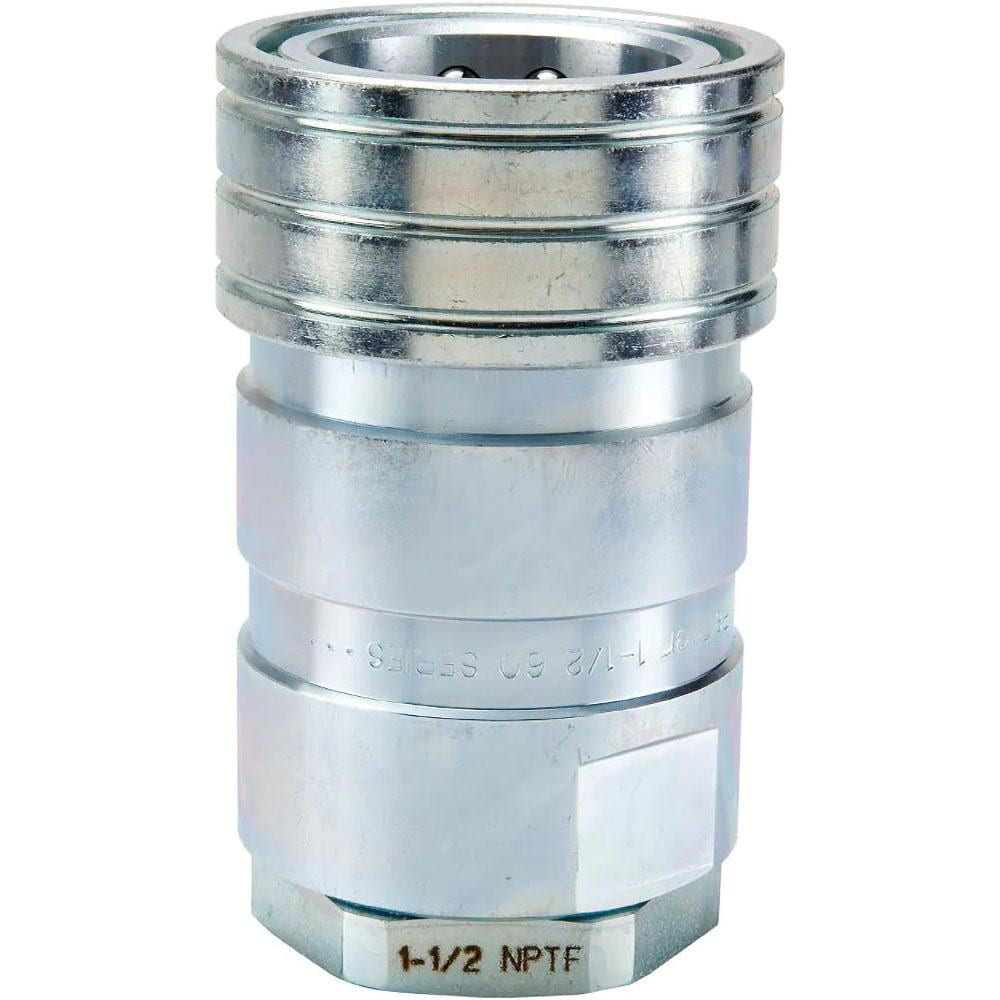 Parker H12-62N Hydraulic Hose Female Pipe Rigid Fitting: 1-1/2", 1-1/2", 1,000 psi Image