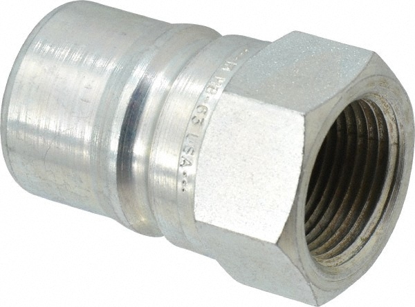 Parker H8-63 Hydraulic Hose Female Pipe Rigid Fitting: 1", 1", 2,000 psi Image