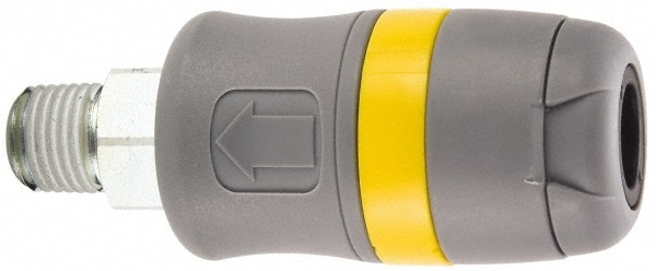 Parker PBH-251-6MP 3/8 Male NPTF Industrial Pneumatic Hose Coupler Image