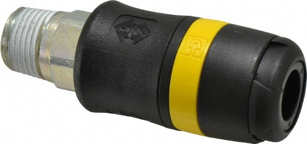 Parker PBS-371-8MP 1/2 Male NPTF Industrial Pneumatic Hose Coupler Image