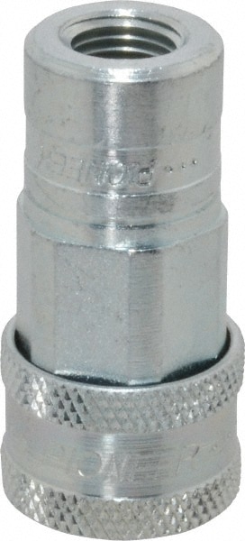 Parker 4050-2P Hydraulic Hose Poppet Female Pipe Thread Coupler: 1/4", 3,000 psi Image