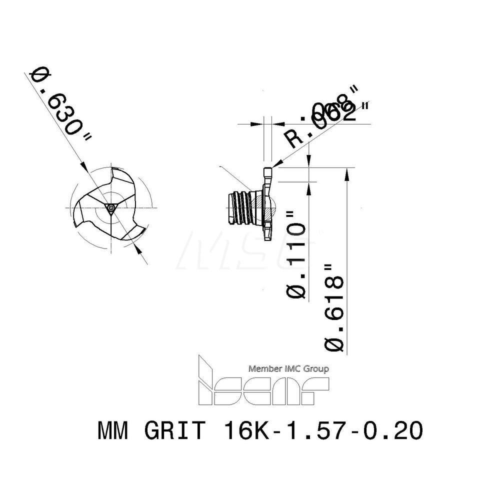 Iscar Groove Milling Milling Tip Insert Groove Milling IC528