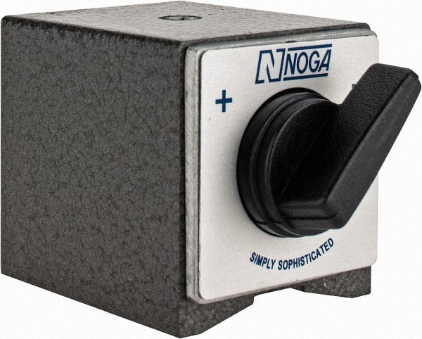 Noga DG0036 Magnetic Indicator Base: 60 mm Base Length, 50 mm Base Width, 55 mm Base Height, with On, Off Switch 