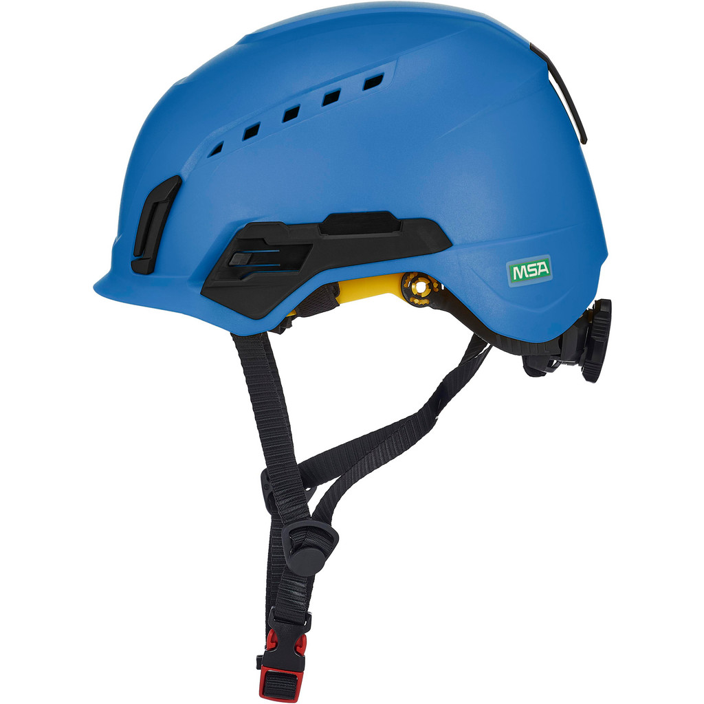 MSA - Rescue Helmet: Ratchet Adjustment, 4-Point Suspension, ABS | MSC ...