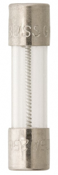 Cartridge Time Delay Fuse: 1.25 A, 20 mm OAL, 5 mm Dia