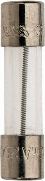 Cartridge Time Delay Fuse: 0.75 A, 20 mm OAL, 5 mm Dia