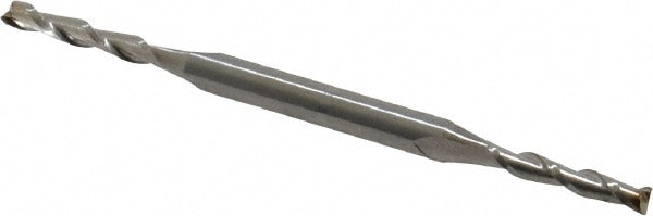 Value Collection 844-0125 Square End Mill: 1/8 Dia, 3/4 LOC, 3/16 Shank Dia, 3-1/8 OAL, 2 Flutes, High Speed Steel Image