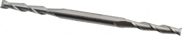 Value Collection 844-0156 Square End Mill: 5/32 Dia, 7/8 LOC, 3/16 Shank Dia, 3-1/4 OAL, 2 Flutes, High Speed Steel Image