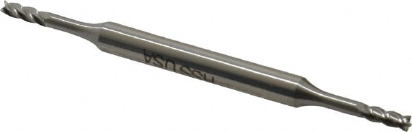 Value Collection 851-0093 Square End Mill: 3/32 Dia, 9/32 LOC, 3/16 Shank Dia, 2-5/8 OAL, 4 Flutes, High Speed Steel Image