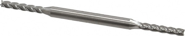 Value Collection 851-0125 Square End Mill: 1/8 Dia, 3/4 LOC, 3/16 Shank Dia, 3-1/8 OAL, 4 Flutes, High Speed Steel Image