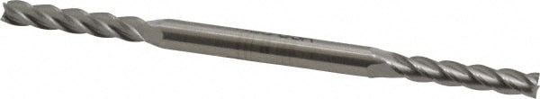 Value Collection 851-0156 Square End Mill: 5/32 Dia, 7/8 LOC, 3/16 Shank Dia, 3-1/4 OAL, 4 Flutes, High Speed Steel Image