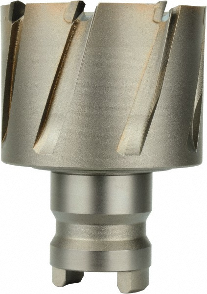 Annular Cutter: 1-1/16" Dia, 1" Depth of Cut, Carbide Tipped - Bright/Uncoated