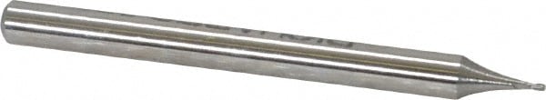 Value Collection 856-.025 Square End Mill: 0.025 Dia, 0.037 LOC, 1/8 Shank Dia, 1-1/2 OAL, 2 Flutes, High Speed Steel Image