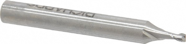 Value Collection 856-.070 Square End Mill: 0.07 Dia, 0.105 LOC, 3/16 Shank Dia, 1-1/2 OAL, 2 Flutes, High Speed Steel Image