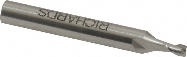 Value Collection 856-.095 Square End Mill: 0.095 Dia, 0.142 LOC, 3/16 Shank Dia, 1-1/2 OAL, 2 Flutes, High Speed Steel Image