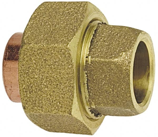 NIBCO B255450 Cast Copper Pipe Union: 5/8" Fitting, C x C, Pressure Fitting 