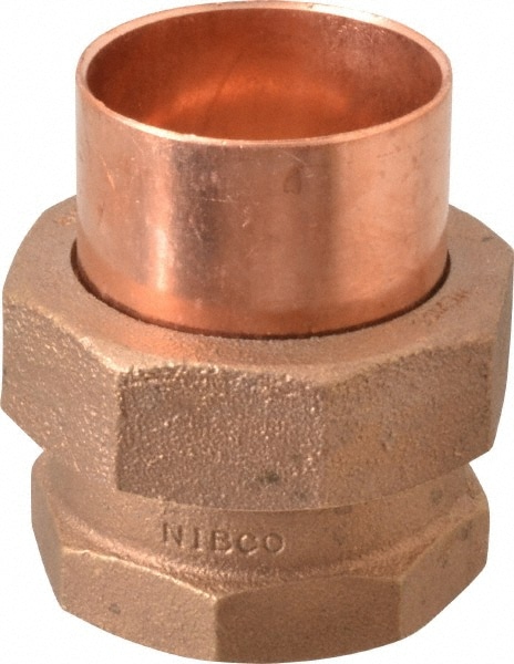 NIBCO B259150 Cast Copper Pipe Union: 2" Fitting, C x F, Pressure Fitting Image