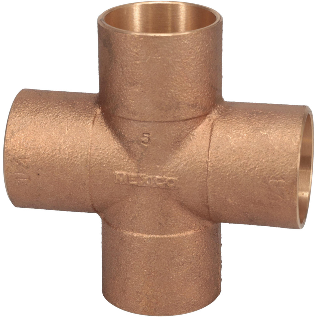 NIBCO - Cast Copper Pipe Cross: 1-1/4