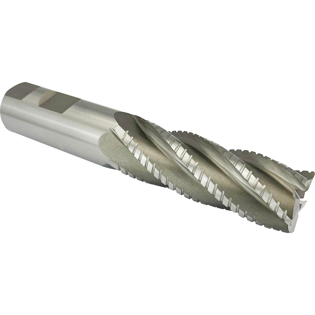 Mill Finish Rake Hertel - Roughing & Finishing End Mill: 1-1/4
