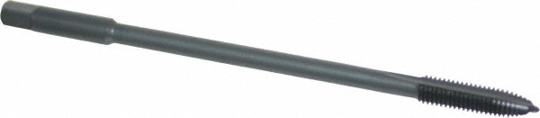 Kennametal 2811216 Extension Tap: M8 x 1.25, 2 Flutes, D5, Oxide Finish, High Speed Steel, Spiral Point Image