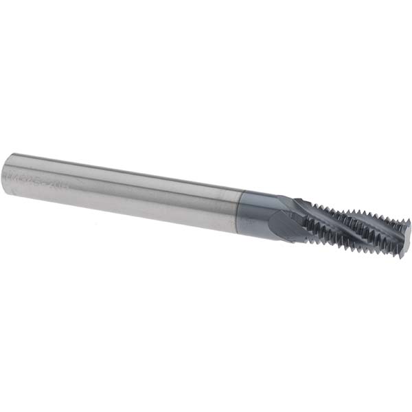 SCIENTIFIC CUTTING TOOLS Helical Flute Thread Mill: 7/16-20, Internal & External, 4 Flute, 0.3750" Shank Dia, Solid Carbide - 20 TPI, 0.3450" Cut