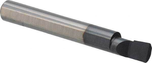 Scientific Cutting Tools B290500A Boring Bar: 0.29" Min Bore, 1/2" Max Depth, Right Hand Cut, Submicron Solid Carbide Image