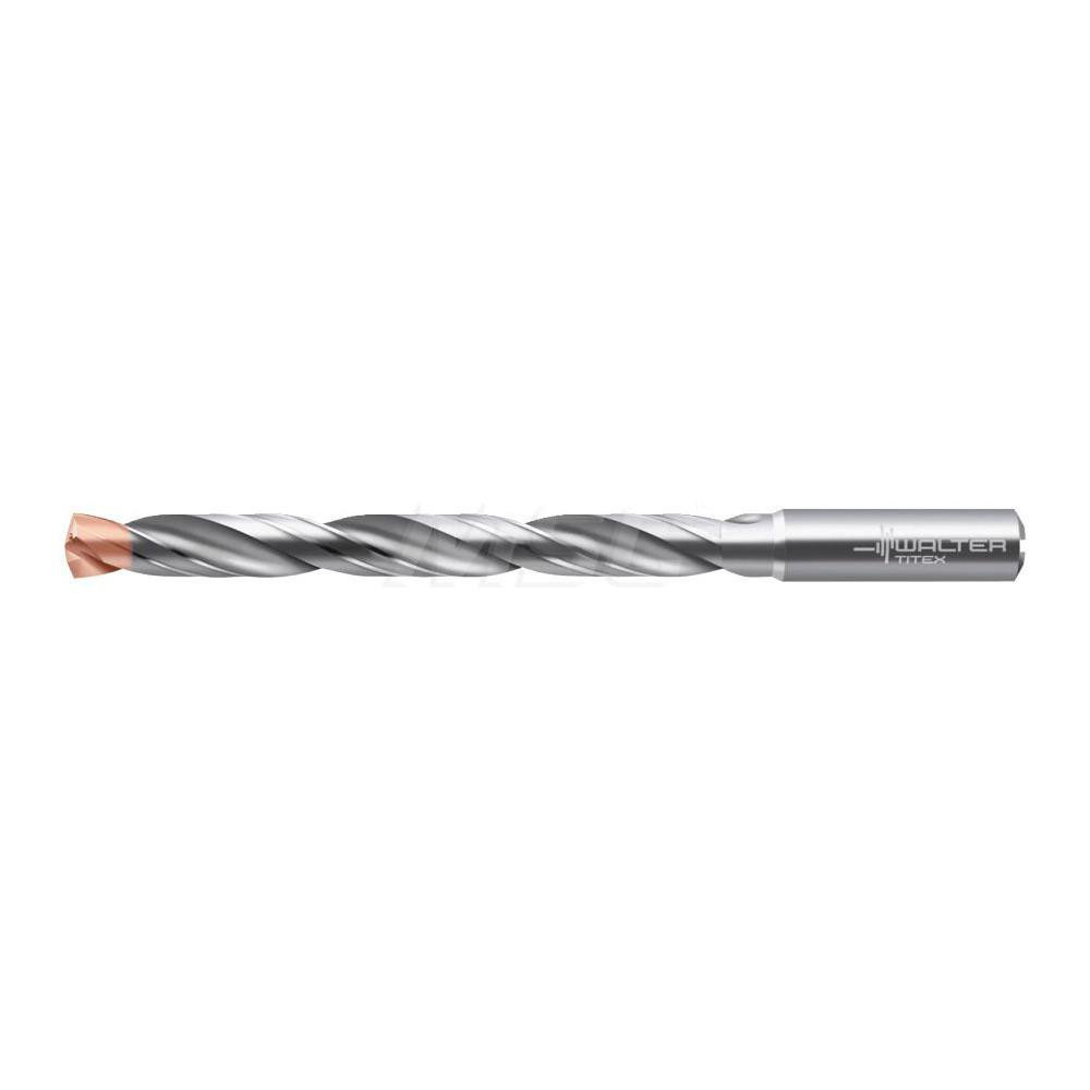 Jobber Length Drill Bit: 3/16" (0.1875) Dia, 140 deg, Solid Carbide - Multi-layer Finish, 3.8189" OAL, Right Hand Cut, Regular Spiral Flute, Straight Shank, Series A6489DPP