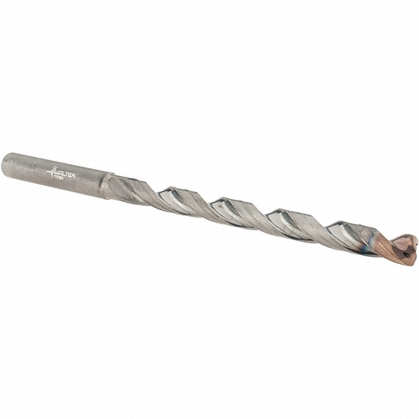 WalterTitex 7/32" 140° Spiral Flute Solid Carbide Taper Length Drill Bit 71973697 MSC