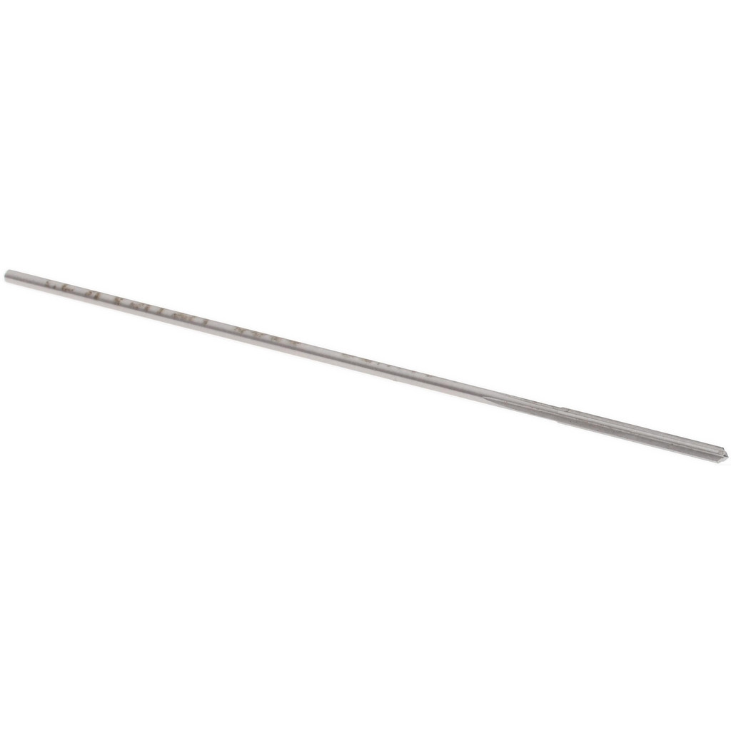 Made in USA 433-0.0500 Chucking Reamer: 0.05" Dia, 2-1/2" OAL, 1/2" Flute Length, Straight Shank, High Speed Steel Image