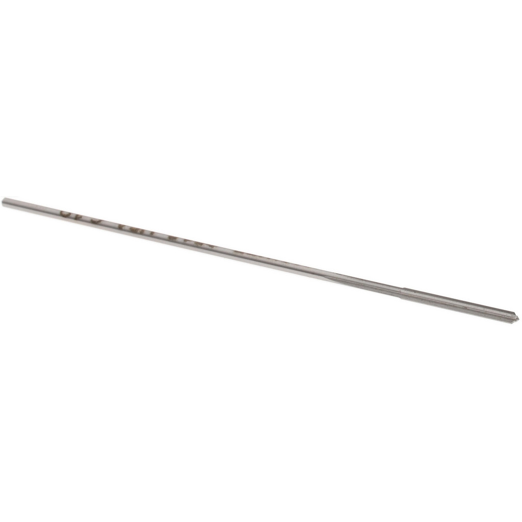 Made in USA 433-0.0515 Chucking Reamer: 0.0515" Dia, 2-1/2" OAL, 1/2" Flute Length, Straight Shank, High Speed Steel Image