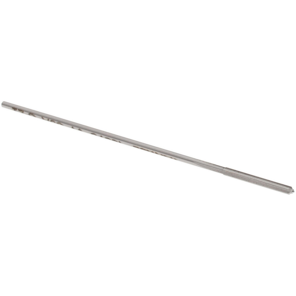 Made in USA 433-0.0575 Chucking Reamer: 0.0575" Dia, 2-1/2" OAL, 1/2" Flute Length, Straight Shank, High Speed Steel Image