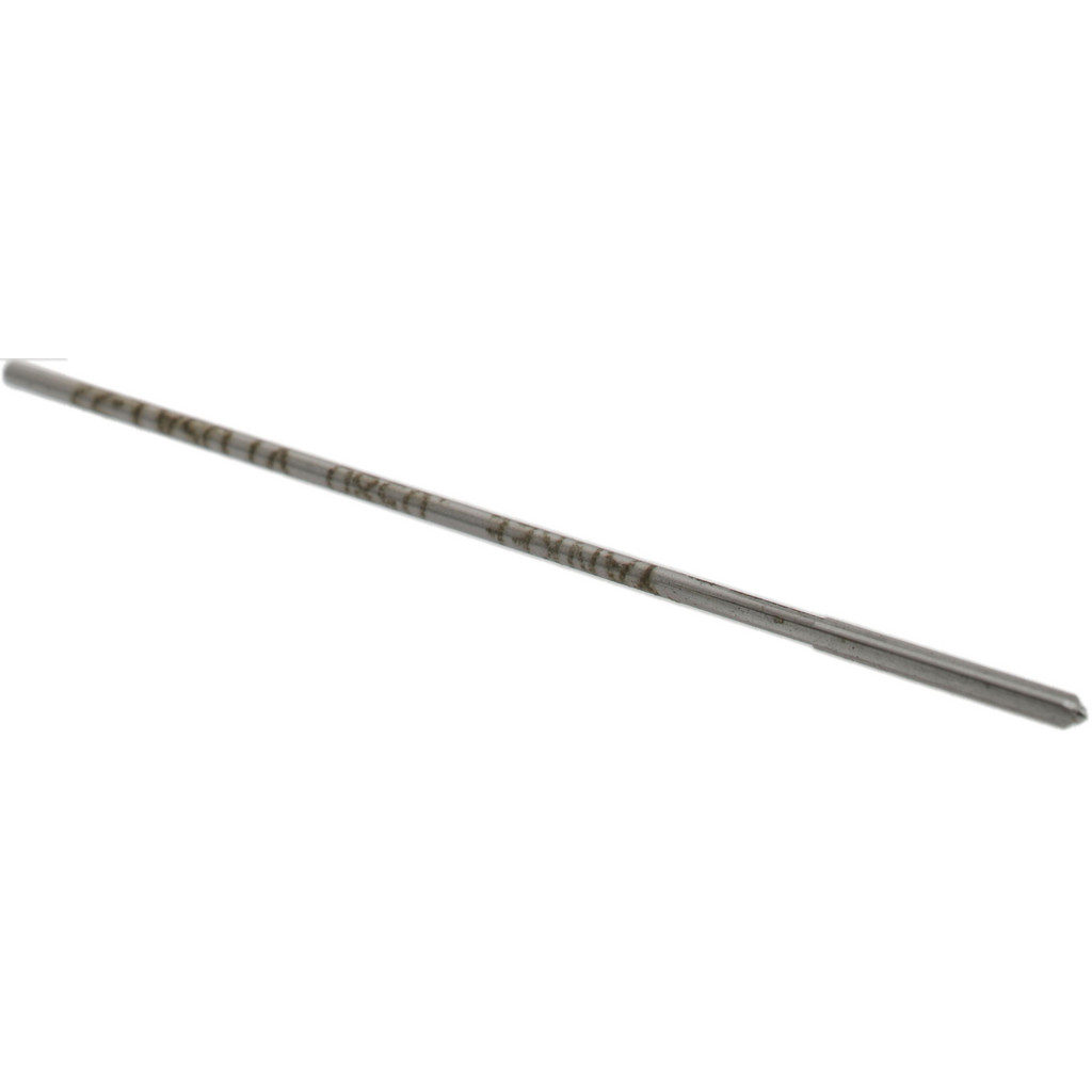 Made in USA 433-0.0580 Chucking Reamer: 0.058" Dia, 2-1/2" OAL, 1/2" Flute Length, Straight Shank, High Speed Steel Image