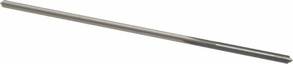 Made in USA 433-0.0985 Chucking Reamer: 0.0985" Dia, 3-1/2" OAL, 7/8" Flute Length, Straight Shank, High Speed Steel Image