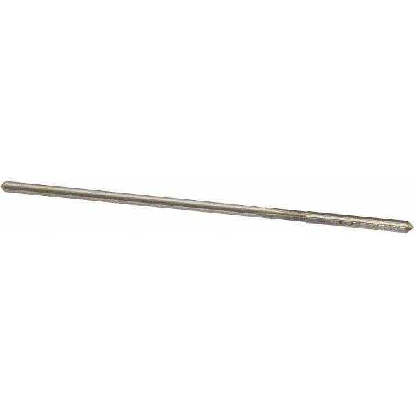 Made in USA 433-0.1090 Chucking Reamer: 0.109" Dia, 3-1/2" OAL, 7/8" Flute Length, Straight Shank, High Speed Steel Image