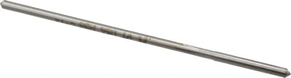 Made in USA 433-0.1120 Chucking Reamer: 0.112" Dia, 3-1/2" OAL, 7/8" Flute Length, Straight Shank, High Speed Steel Image