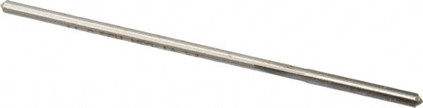 Made in USA 433-0.1165 Chucking Reamer: 0.1165" Dia, 3-1/2" OAL, 7/8" Flute Length, Straight Shank, High Speed Steel Image