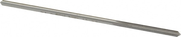 Made in USA 433-0.1175 Chucking Reamer: 0.1175" Dia, 3-1/2" OAL, 7/8" Flute Length, Straight Shank, High Speed Steel Image