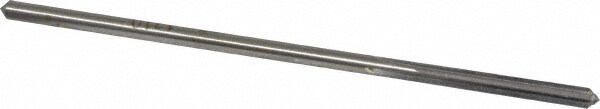 Made in USA 433-0.1210 Chucking Reamer: 0.121" Dia, 3-1/2" OAL, 7/8" Flute Length, Straight Shank, High Speed Steel Image