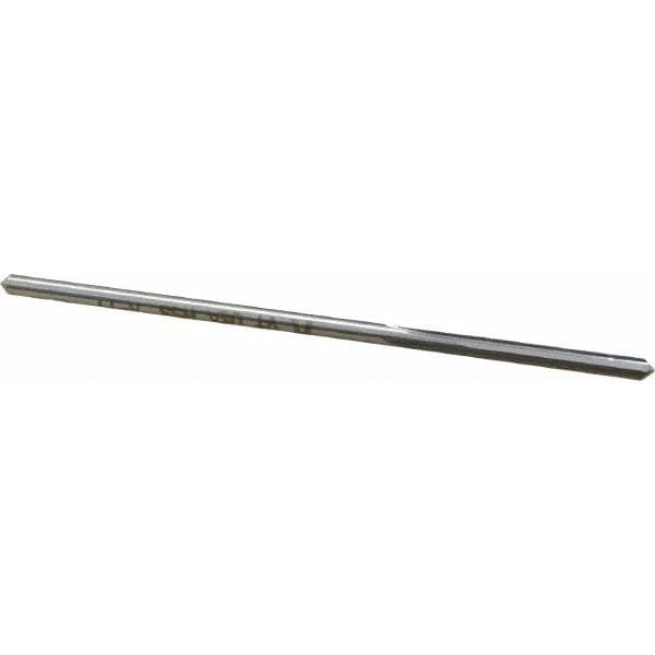 Made in USA 433-0.1220 Chucking Reamer: 0.122" Dia, 3-1/2" OAL, 7/8" Flute Length, Straight Shank, High Speed Steel Image