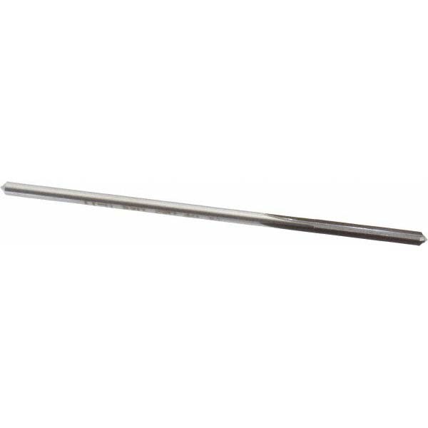 Made in USA 433-0.1225 Chucking Reamer: 0.1225" Dia, 3-1/2" OAL, 7/8" Flute Length, Straight Shank, High Speed Steel Image