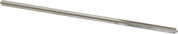 Made in USA 433-0.1300 Chucking Reamer: 0.13" Dia, 3-1/2" OAL, 7/8" Flute Length, Straight Shank, High Speed Steel Image