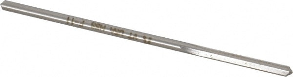 Made in USA 433-0.1370 Chucking Reamer: 0.137" Dia, 4" OAL, 1" Flute Length, Straight Shank, High Speed Steel Image