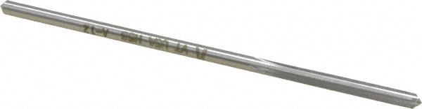 Made in USA 433-0.1380 Chucking Reamer: 0.138" Dia, 4" OAL, 1" Flute Length, Straight Shank, High Speed Steel Image