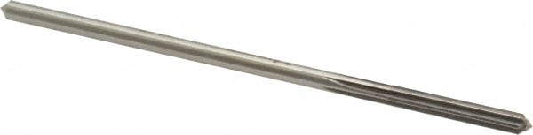 Made in USA 433-0.1565 Chucking Reamer: 0.1565" Dia, 4" OAL, 1" Flute Length, Straight Shank, High Speed Steel Image