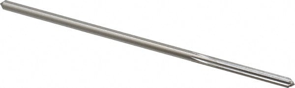 Made in USA 433-0.1580 Chucking Reamer: 0.158" Dia, 4" OAL, 1" Flute Length, Straight Shank, High Speed Steel Image