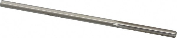 Made in USA 433-0.1860 Chucking Reamer: 0.186" Dia, 4-1/2" OAL, 1-1/8" Flute Length, Straight Shank, High Speed Steel Image