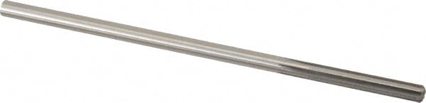 Made in USA 433-0.1995 Chucking Reamer: 0.1995" Dia, 5" OAL, 1-1/4" Flute Length, Straight Shank, High Speed Steel Image