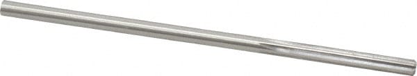 Made in USA 433-0.2060 Chucking Reamer: 0.206" Dia, 5" OAL, 1-1/4" Flute Length, Straight Shank, High Speed Steel Image