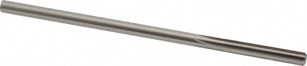 Made in USA 433-0.2175 Chucking Reamer: 0.2175" Dia, 5" OAL, 1-1/4" Flute Length, Straight Shank, High Speed Steel Image