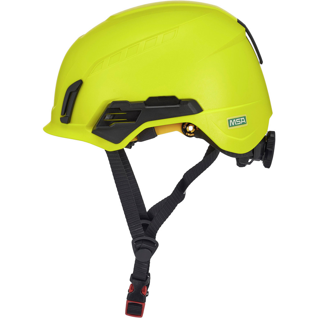 MSA - Rescue Helmet: Ratchet Adjustment, 4-Point Suspension, ABS | MSC ...